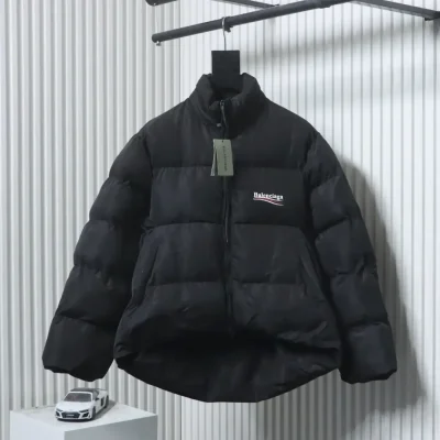 Balenciaga Blcg Classic Cotton Jacket With Coca Cola Wave Print In A Cocoon Shape. - etkick reps au
