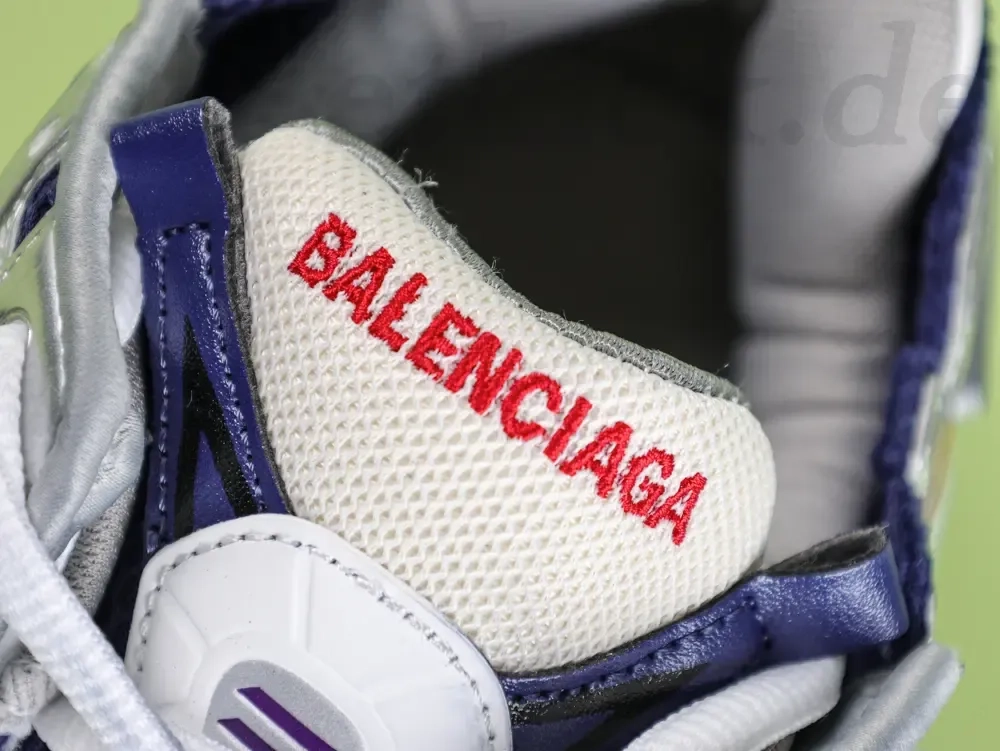 Balenciaga Mens Running Shoes With A Gradient Color Design In Navy Blue Red And Gray - etkick reps au