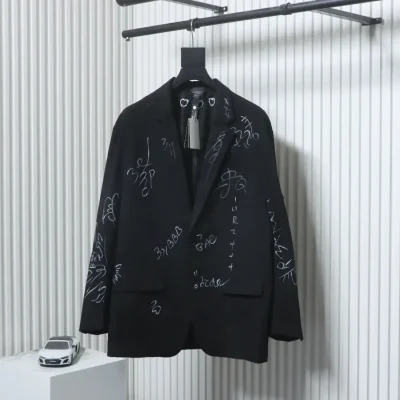 Balenciaga New Graffiti Jacket Suit - etkick reps au