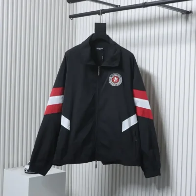 Balenciaga Patchwork Logo Jacket - etkick reps au