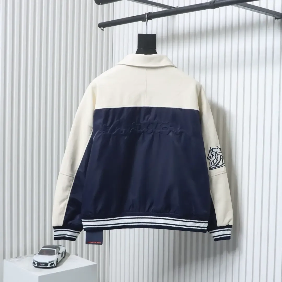 Baseball Jacket With Color Block Patternd - etkick reps au