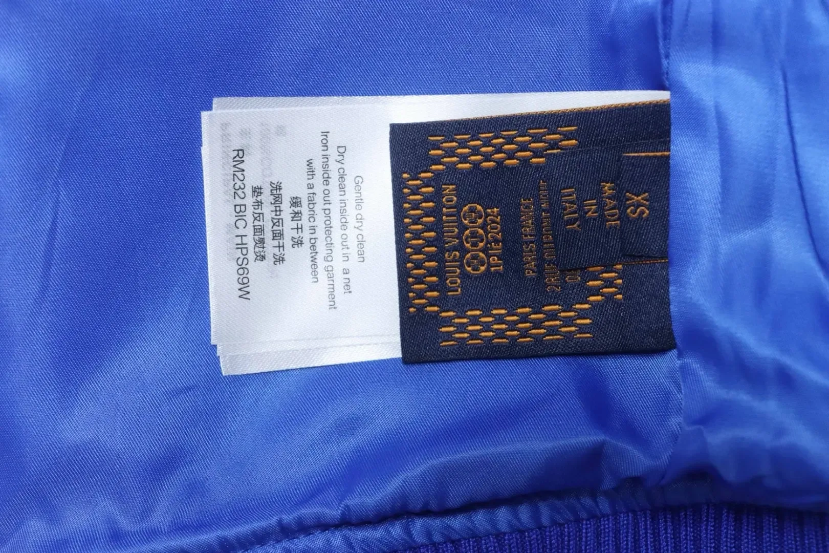 Baseball Jacket With V Shaped Embroidery And Patchwork Details - etkick reps au