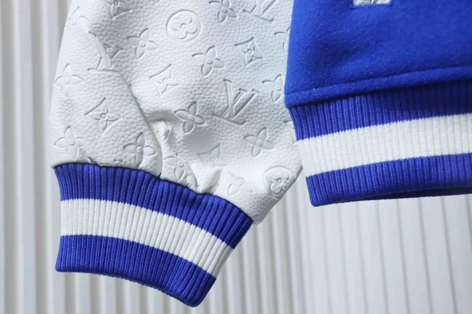 Baseball Jacket With V Shaped Embroidery And Patchwork Details - etkick reps au