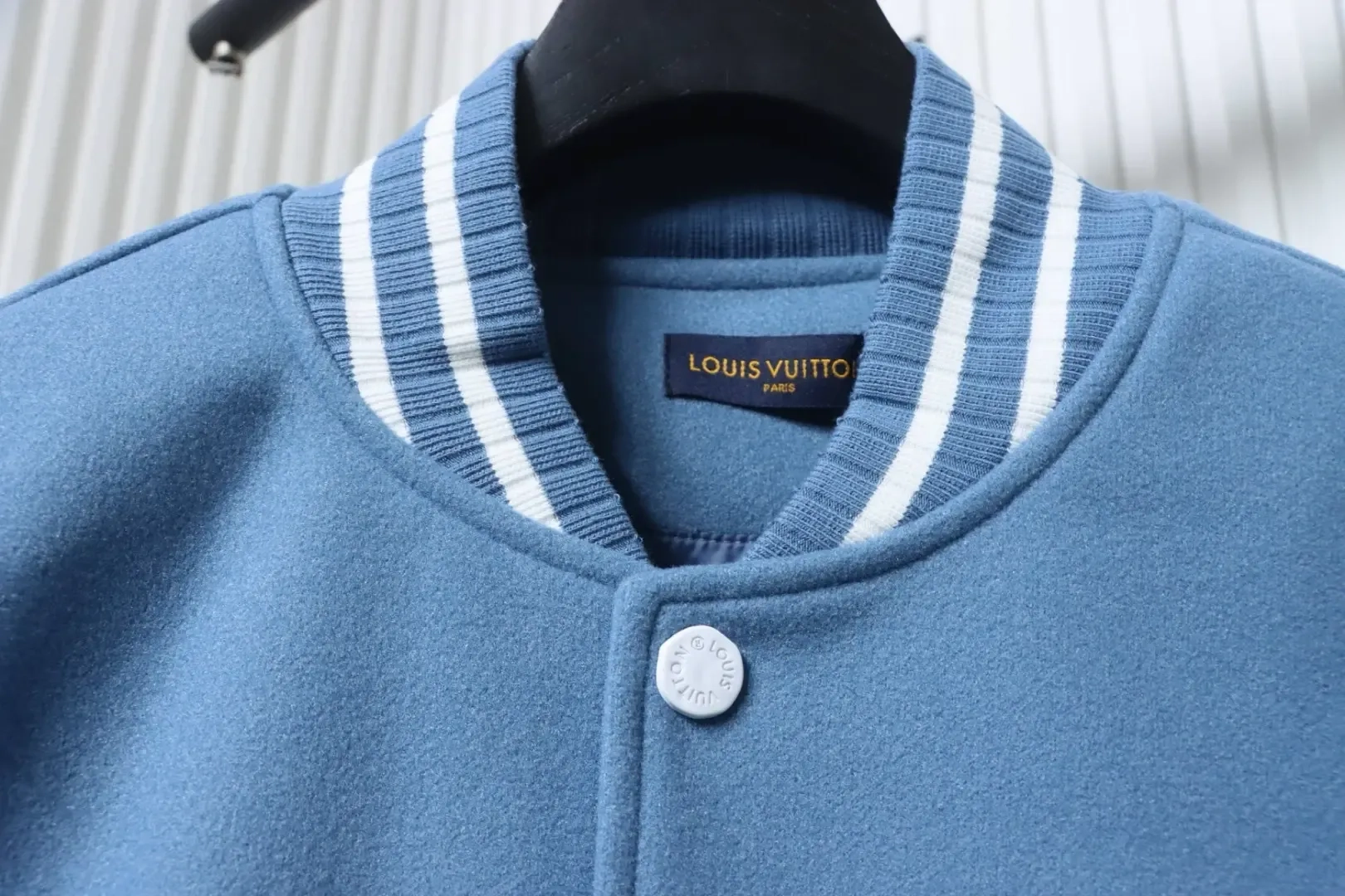 Baseball Uniform Consisting Of A Leather Patchwork Jacket With Embroidered Logo - etkick reps au