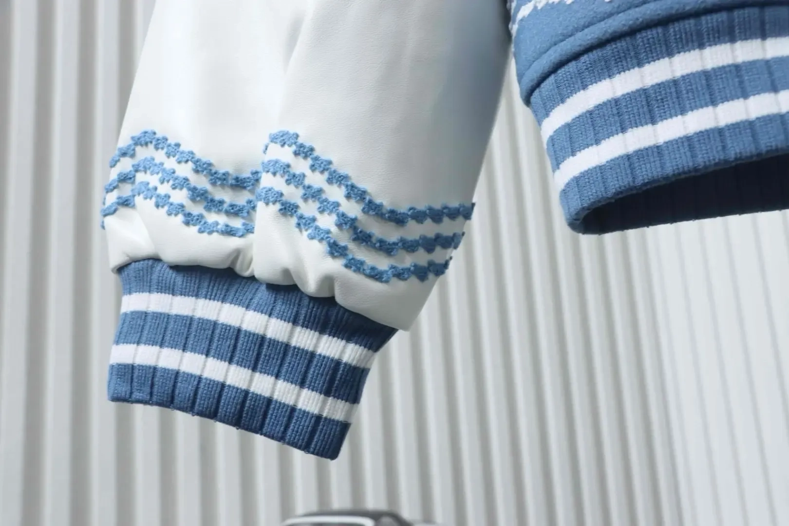 Baseball Uniform Consisting Of A Leather Patchwork Jacket With Embroidered Logo - etkick reps au