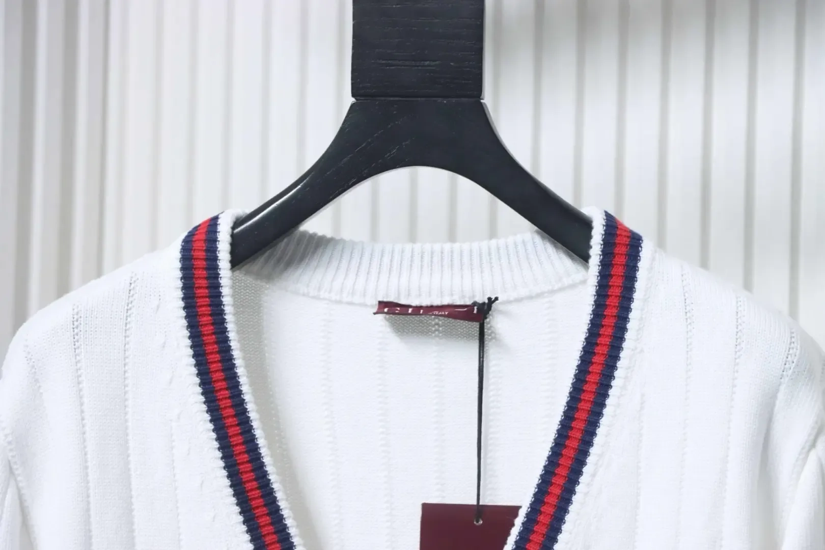 Cardigan With Embroidered Signature Letter - etkick reps au