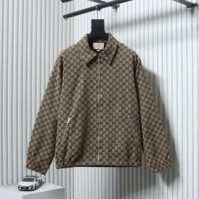 Ebony Double G Cotton Jacket