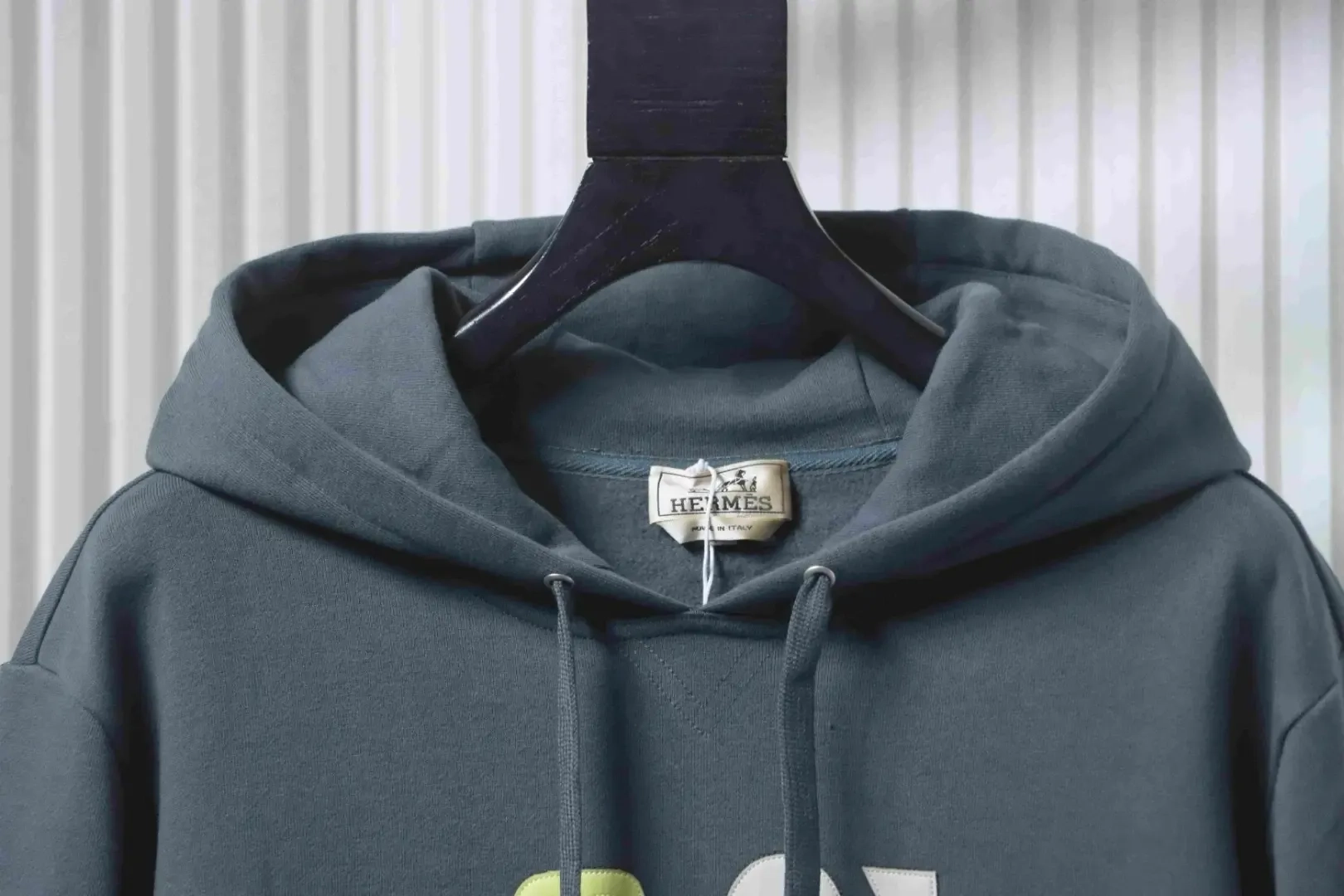 Hoodie With Leather Logo - etkick reps au