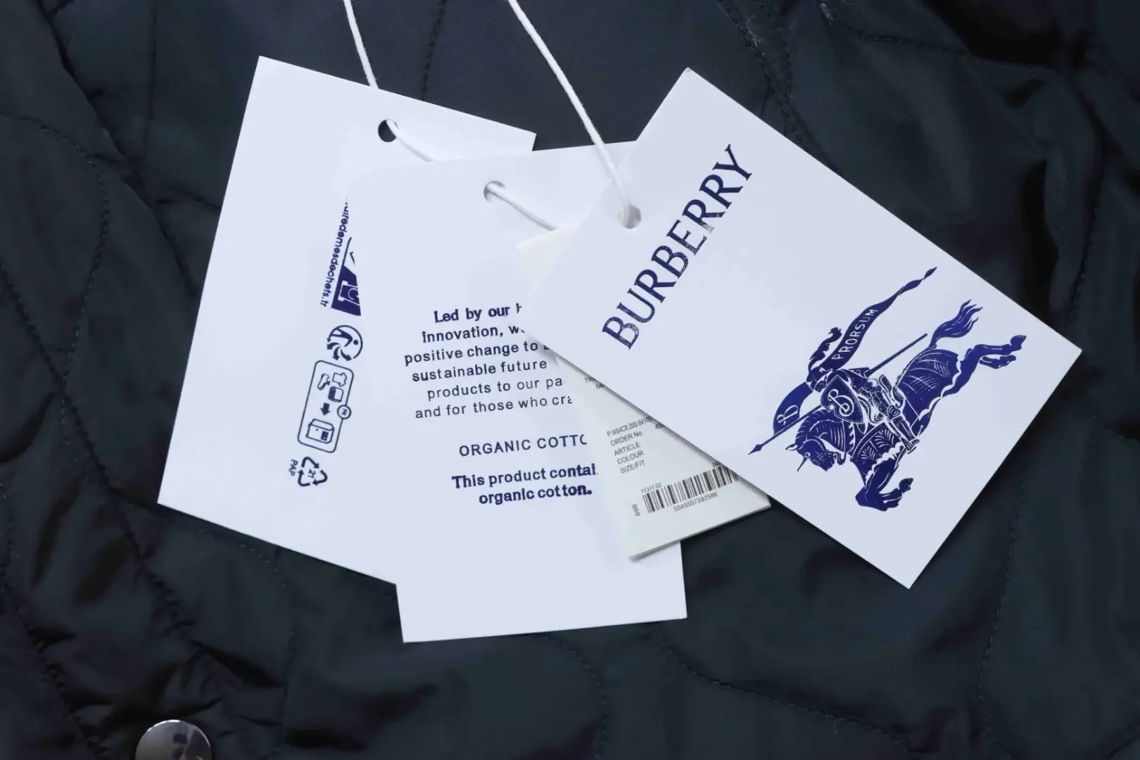 Jacket With Diamond-Shaped Pocket Pattern, Reversible Cotton Coat - etkick reps au