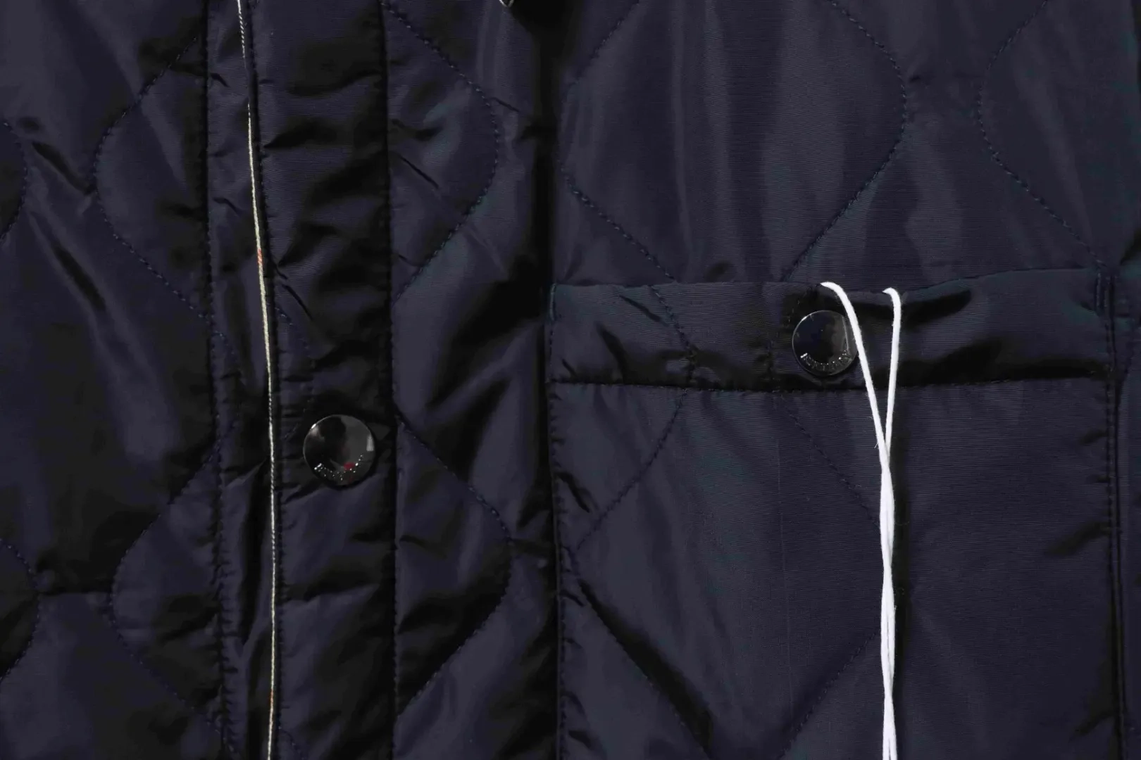 Jacket With Diamond-Shaped Pocket Pattern, Reversible Cotton Coat - etkick reps au