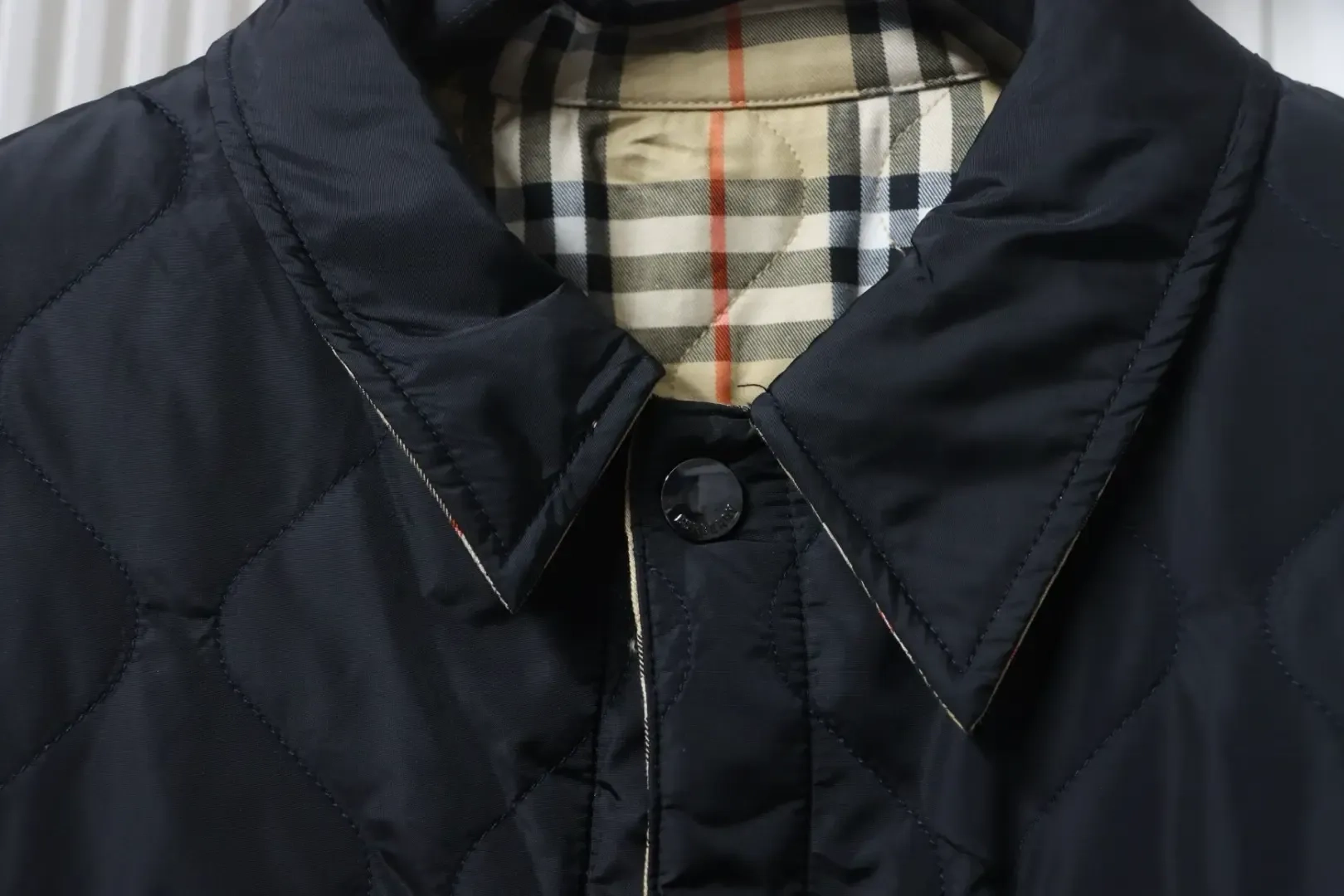 Jacket With Diamond-Shaped Pocket Pattern, Reversible Cotton Coat - etkick reps au