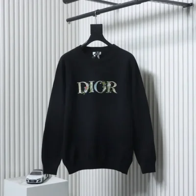 Knitted Sweater With Floral Embroidery Pattern - etkick reps au