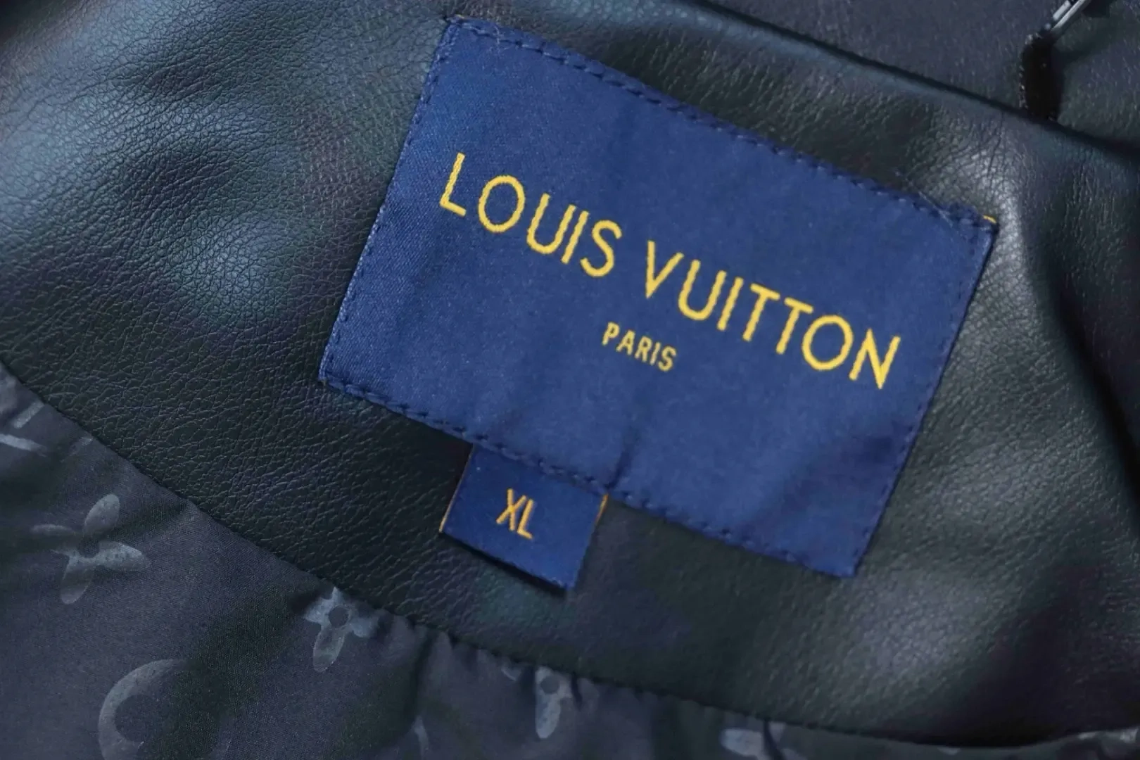 Leather Jacket With Anime Logo And Embroidery XXL - etkick reps au