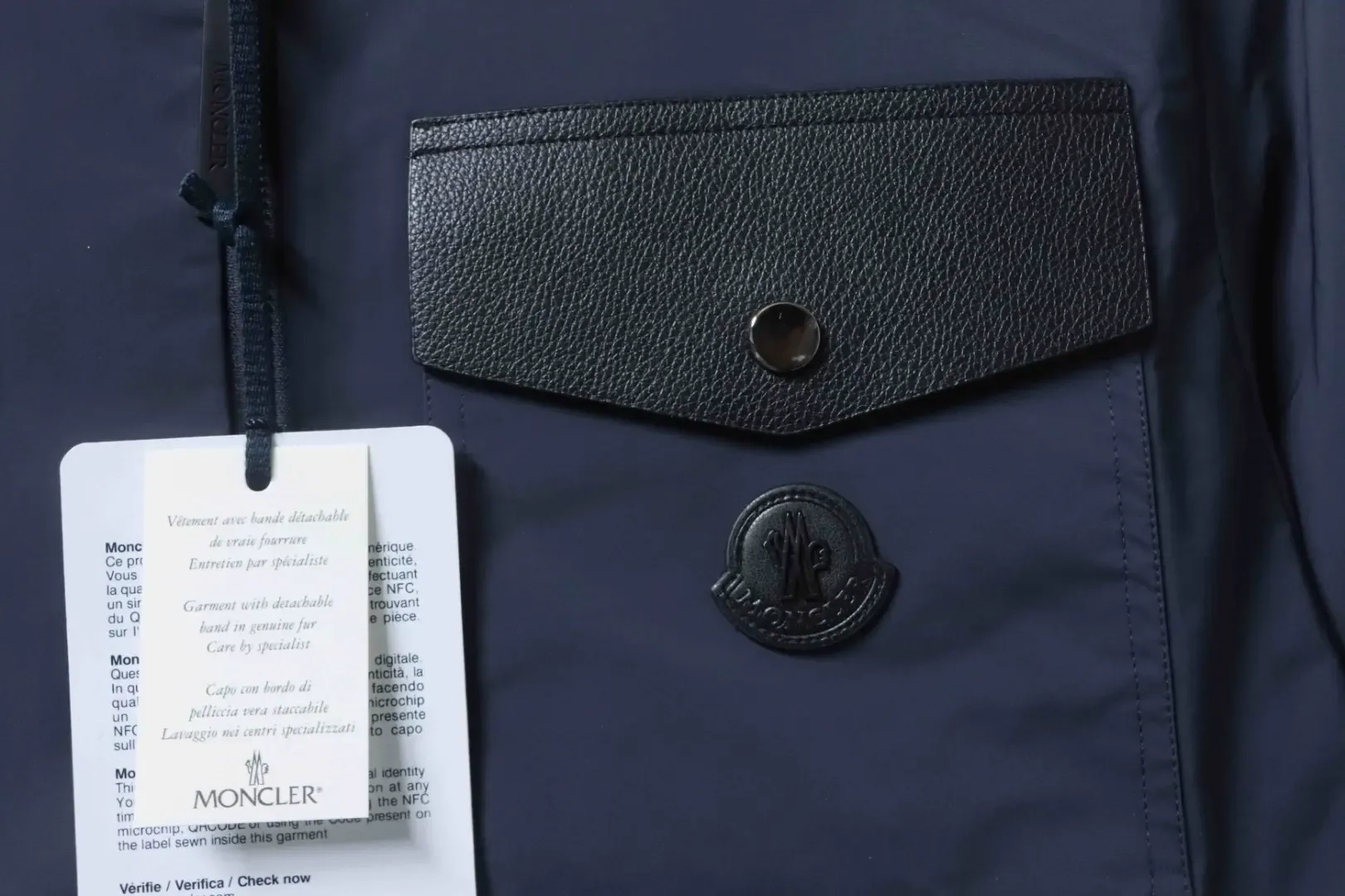 Moncler 25FW Pocket Logo Hooded Down Jacket - etkick reps au