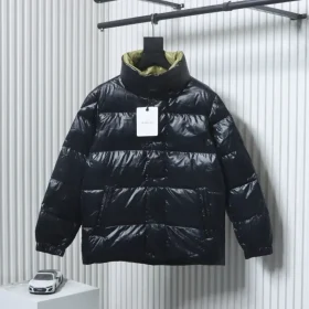 Moncler Dervox Down Jacket With A Short Stand Up Collar