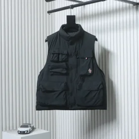 Moncler Down Vest With Multiple Pockets