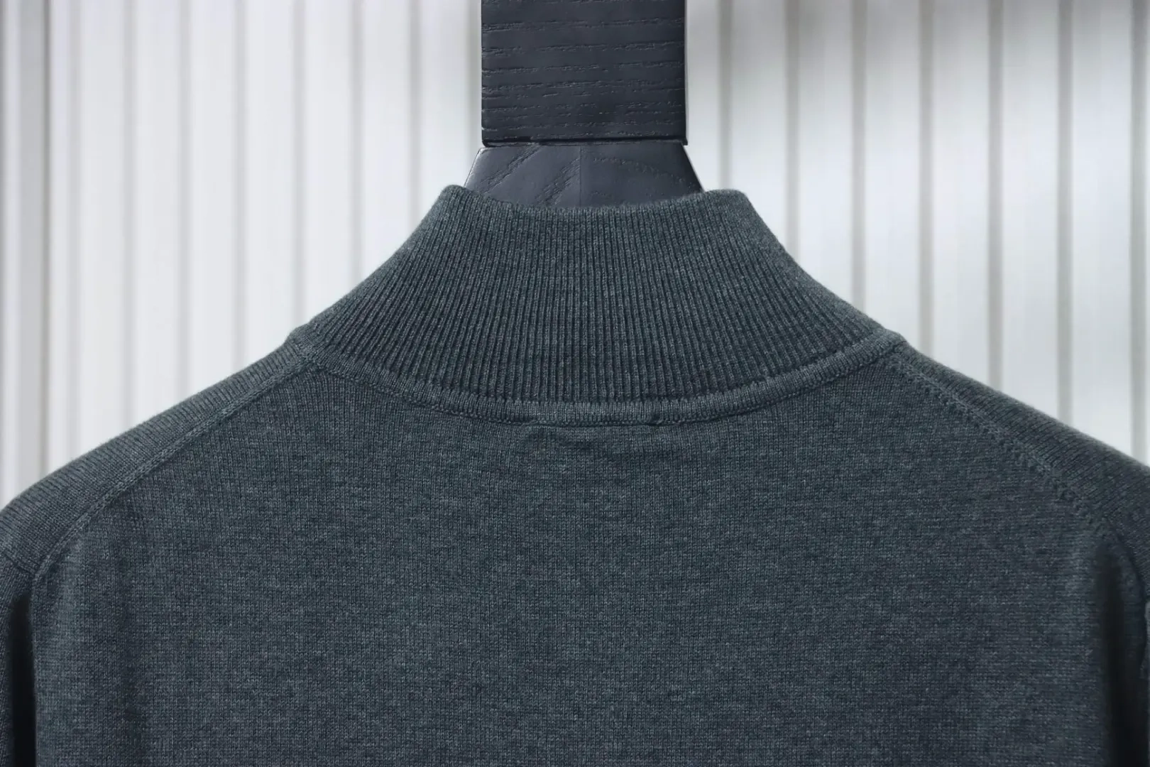 Moncler Mc Knit Sweater With Small Logo And Half Zipper XXL - etkick reps au