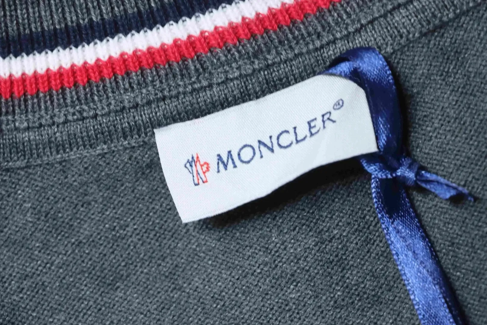 Moncler Mc Knit Sweater With Small Logo And Half Zipper XXL - etkick reps au