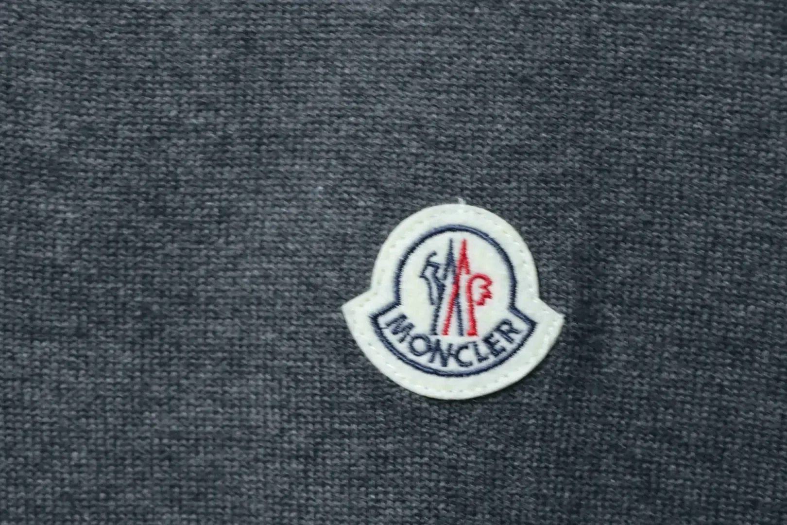 Moncler Mc Knit Sweater With Small Logo And Half Zipper XXL - etkick reps au