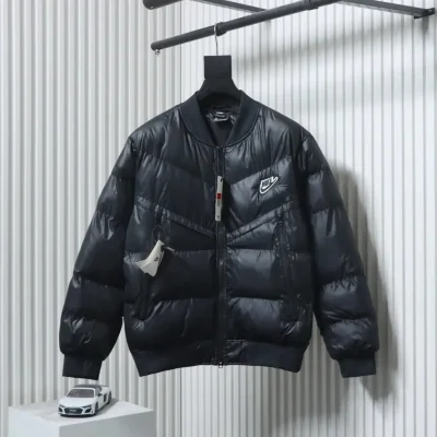 Nike Classic Silicone Swoosh Sportswear Down Jacket Windrunne Cotton Padding Outerwear - etkick reps au