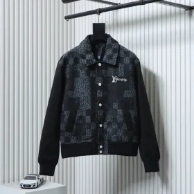 Pharrell Williams Baseball Jacket From The Series With Pearl And Rhinestone Mosaic