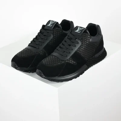 Run Away Men’S Low-Top Casual Sneakers In Black - etkick reps au