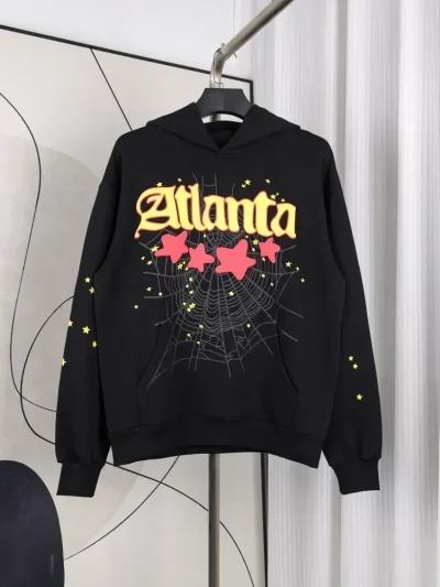Sp5der Atlanta Hoodie Black - etkick reps au