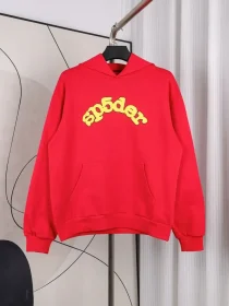 Sp5der OG Logo Hoodie Red