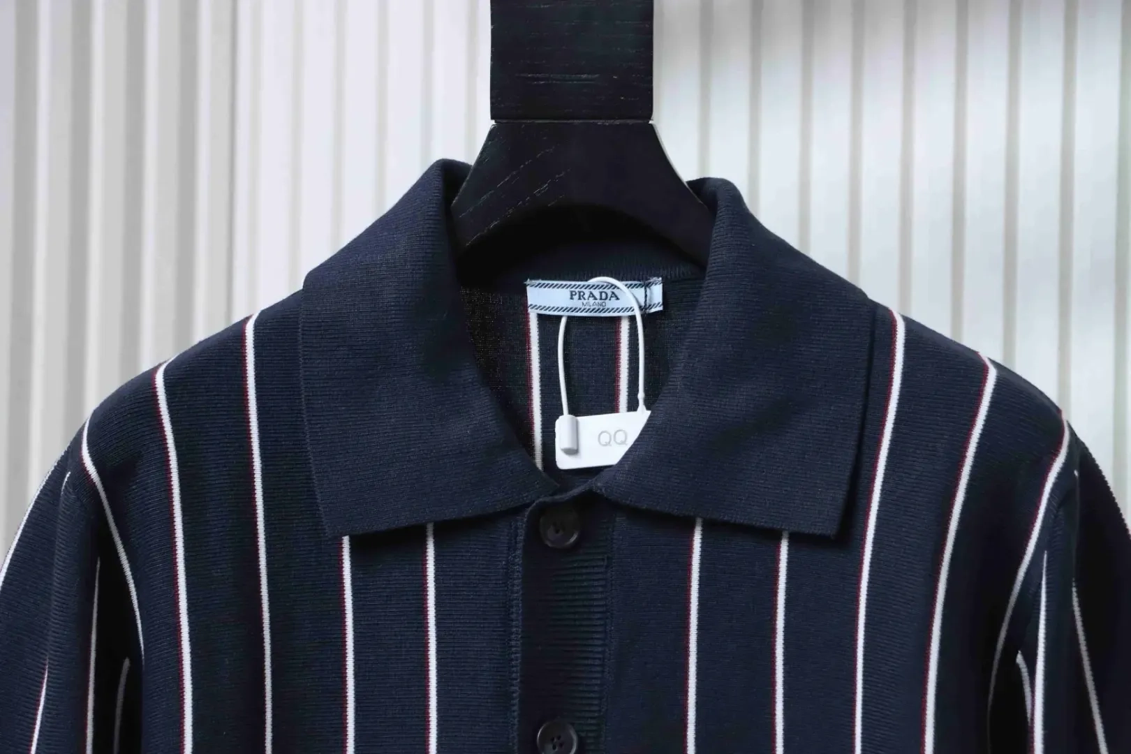 Striped Cardigan With Collar - etkick reps au