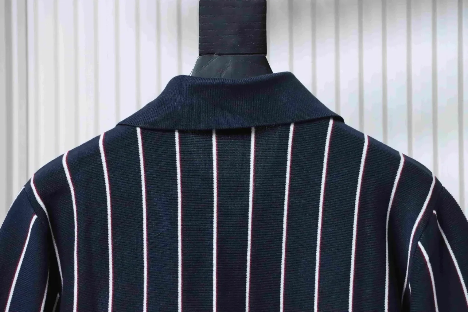 Striped Cardigan With Collar - etkick reps au
