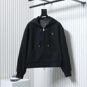 Suit With Metal Logo And Zip Up Hoodie