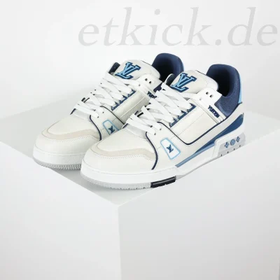 Trainer Sneakers Low Sneakers in Blue and White