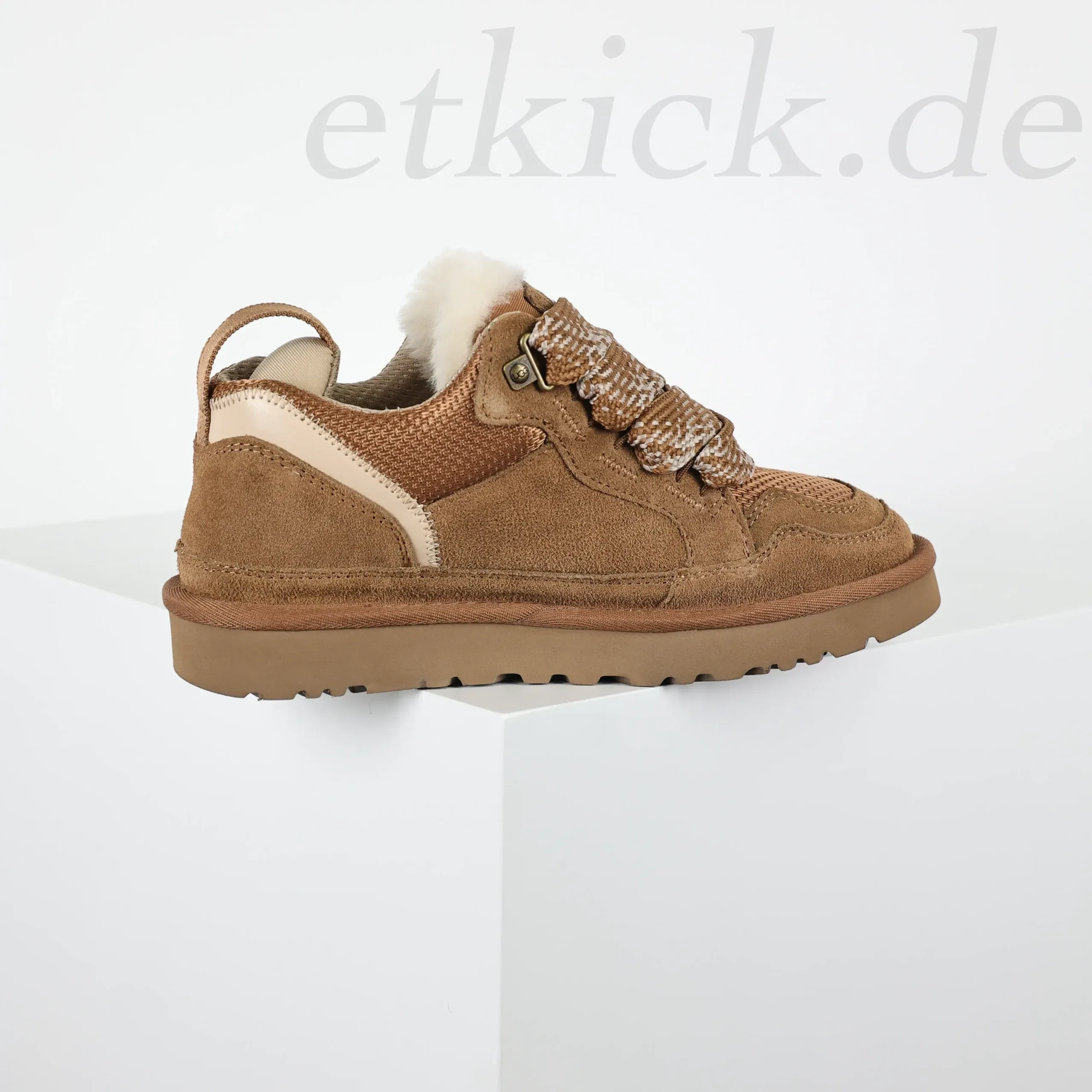 Ugg Moccasin Snow Boots Made Of Suede With Mesh Inserts Brown - Image 5
