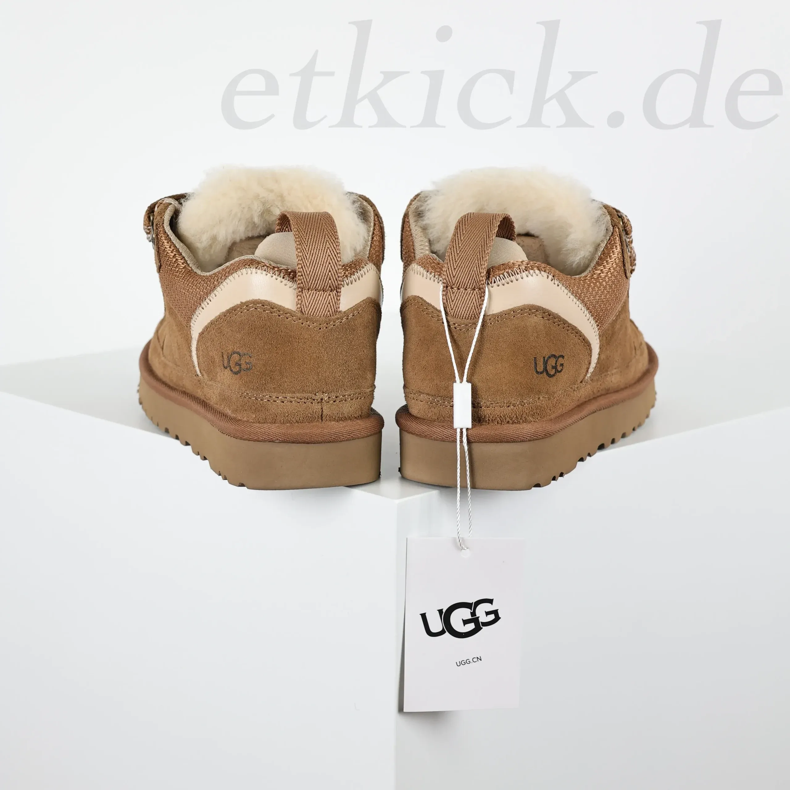 Ugg Moccasin Snow Boots Made Of Suede With Mesh Inserts Brown - Image 6