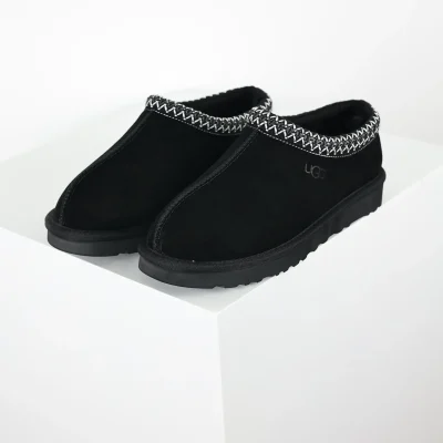 Ugg Tazz Snow Boots In Ethnic Style With Thin Sole Black - etkick reps au