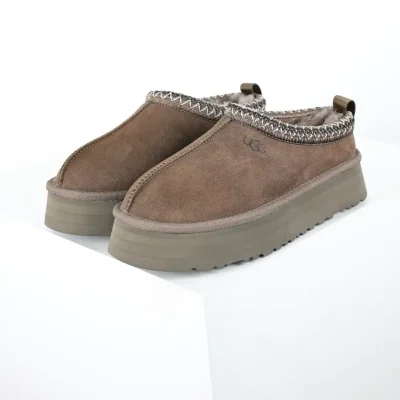 Ugg Tazz Snow Boots In Ethnic Style With Thin Sole Brown - etkick reps au