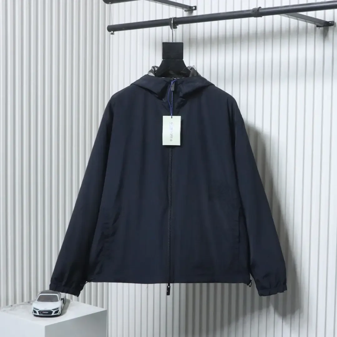 Warhorse Jacket With Embroidered Checkered Pattern And Double Sided Zipper - etkick reps au