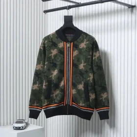 Western Cowboy Jacquard Cardigan With Camouflage Pattern