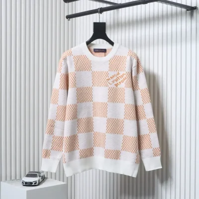 karierter Jacquard-Pullover mit Rundhalsausschnitt - etkick reps au