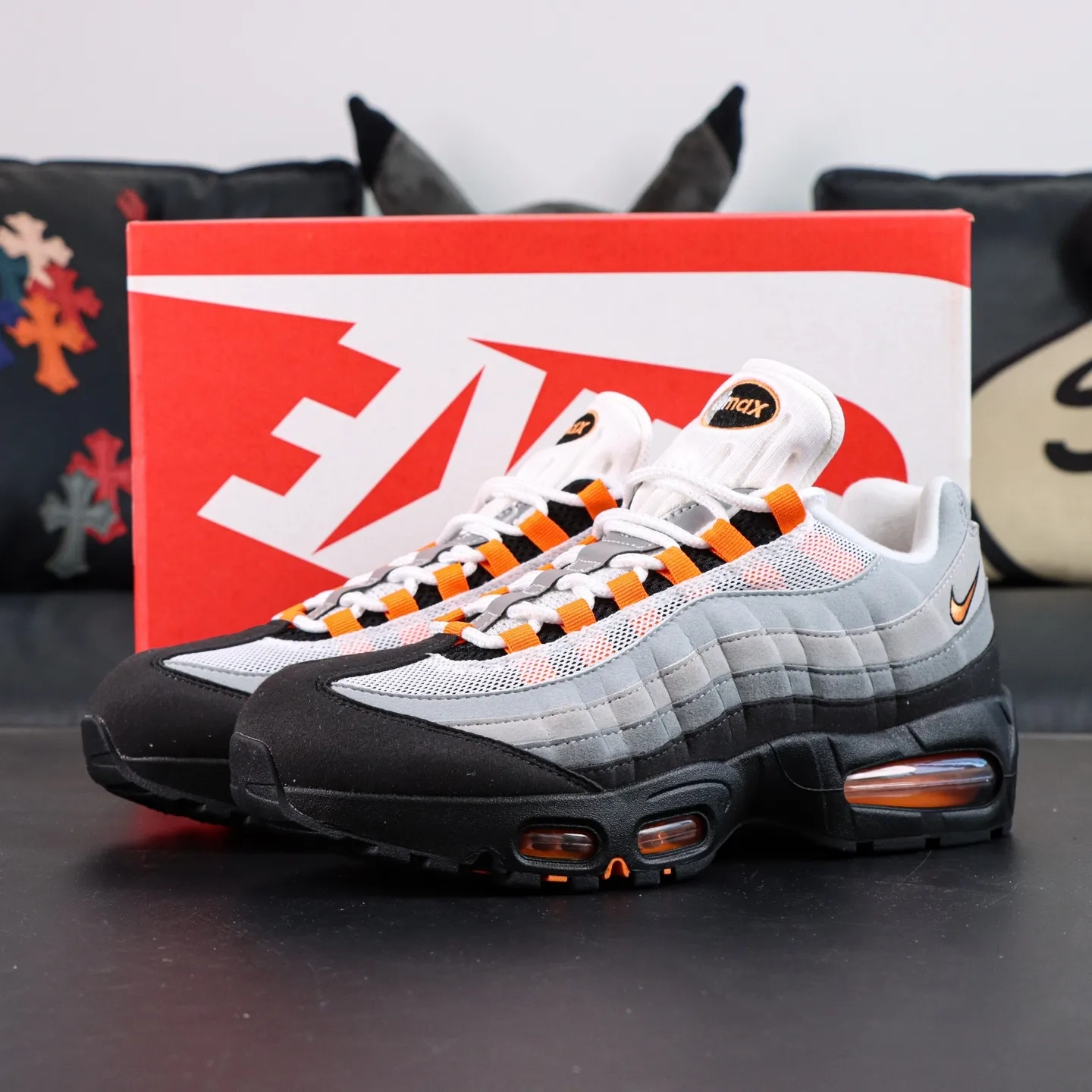 Air Max 95 AND Bright Mandarin - etkick reps au