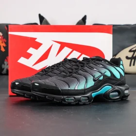 Air Max Plus Running Shoes Black and Blue