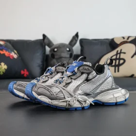 Balenciaga 3XL Sneaker Worn Out Grey Blue