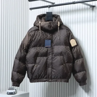 Classic Padded Jacket With A Floral Pattern Made From Technical Cotton Fabric - etkick reps au