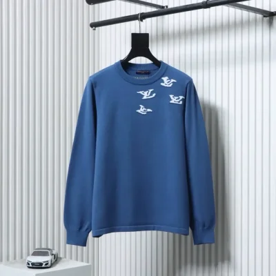 Cloud Jazz Pullover With Small Jacquard Neckline And Round Neck - etkick reps au