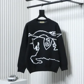 Knight Warhorse Jacquard Crew Neck Sweater