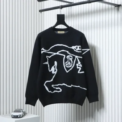 Knight Warhorse Jacquard Crew Neck Sweater - etkick reps au