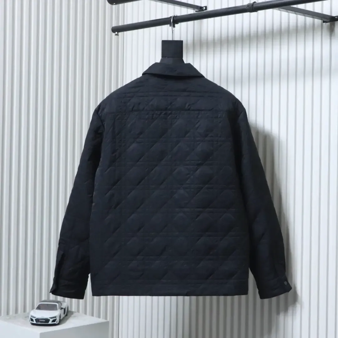Quilted Cotton Jacket With Pocket Badge - etkick reps au