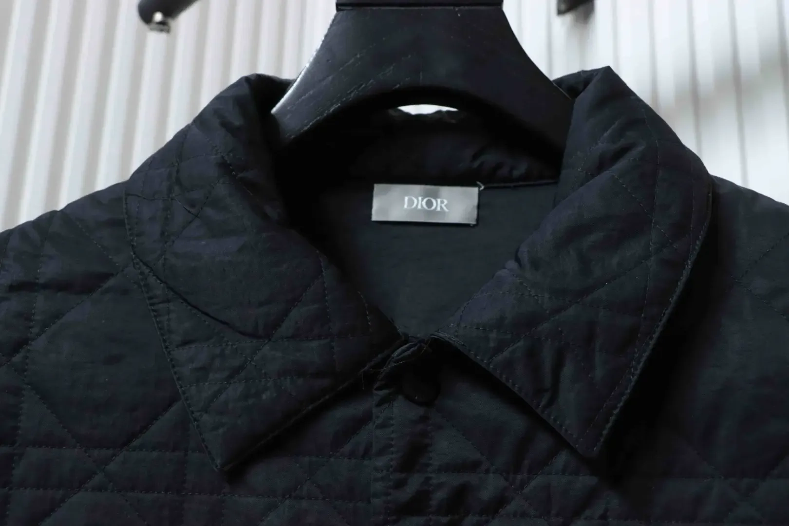 Quilted Cotton Jacket With Pocket Badge - etkick reps au