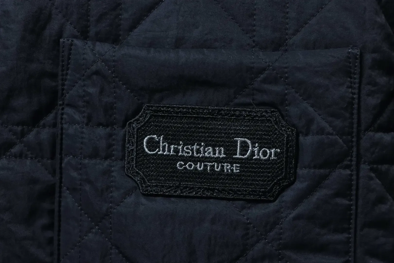 Quilted Cotton Jacket With Pocket Badge - etkick reps au