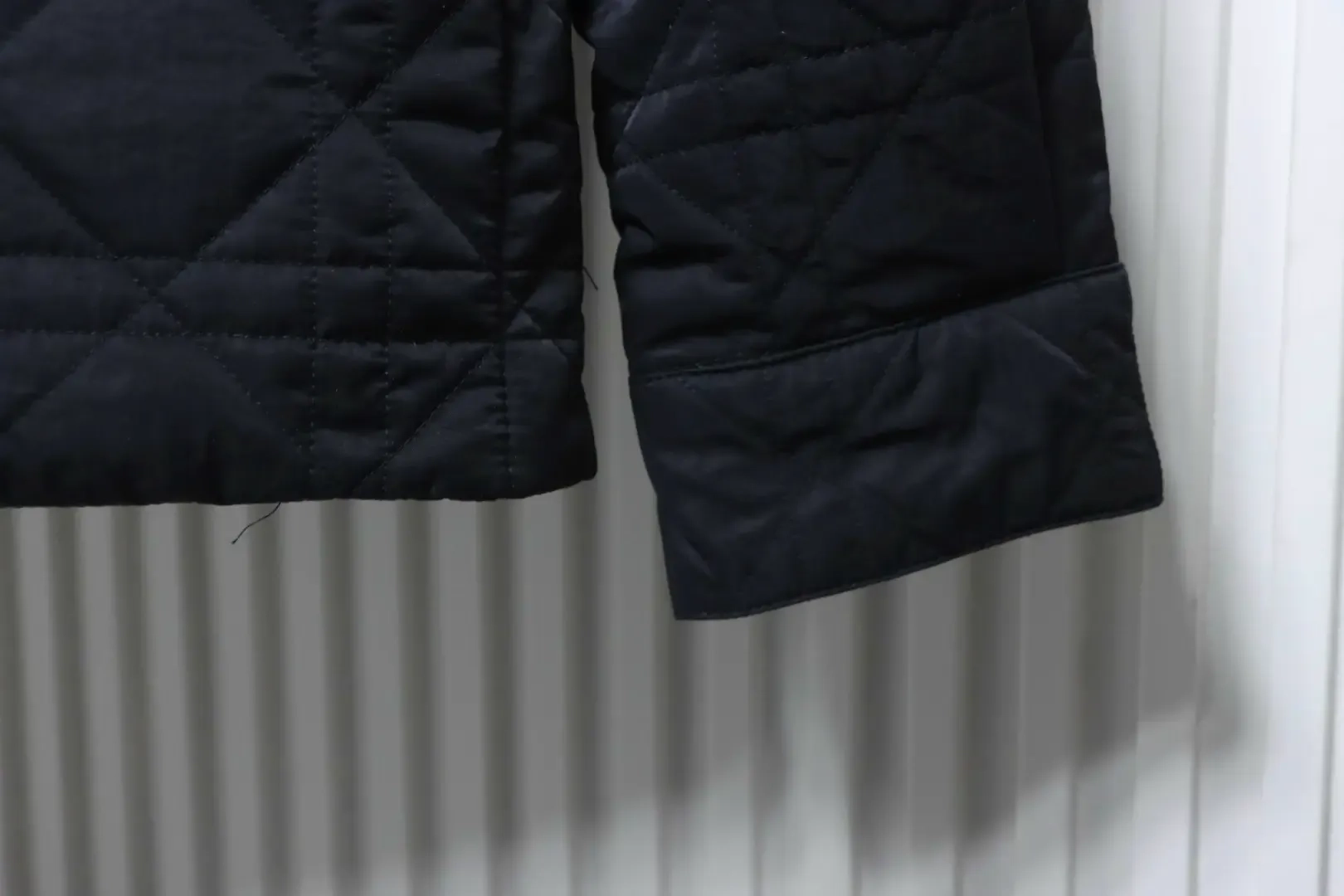 Quilted Cotton Jacket With Pocket Badge - etkick reps au